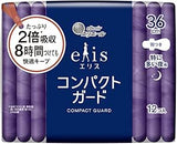 DAIO ELIS Compact Guard Night Pads with Wings 36cm 12 Pads