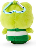 SANRIO Plush Mascot Holder with Heart Carabiner - Kerokerokeroppi 1pc