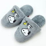 PEANUTS Snoopy Slippers Grey 1pair