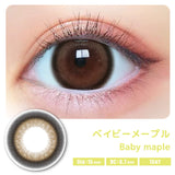 BABY MOTECON Daily Contact Lenses #04 Baby Maple 10pcs