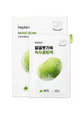BEPLAIN Mung Bean Cooling & Slim Face Mask Sheet
