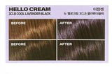 MISE EN SCENE New Hello Cream Hair dye #3CLB Cool Lavender Black 125G