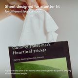 ABIB Gummy Sheet Mask Heartleaf Sticker