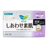 KAO Laurier Shiawase Bare Skin Deodorant Plus Especially Heavy Daytime 25cm with Wings 15pcs