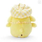 SANRIO Pompompurin Mascot Holder Gingham Casquette 1pc