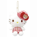 SANRIO Mascot Holder Gingham Casquette Hello Kitty 1pc