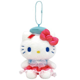 SANRIO Hello Kitty Plush Toy Sherbet Marine Keychain 1PC