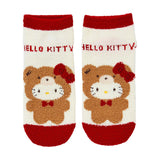 SANRIO Original Fluffy Socks - Red Hello Kitty / Bear 23~25cm 1 pair