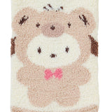 SANRIO Original Fluffy Socks - Pochacco / Bear 23~25cm 1pair