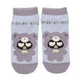 SANRIO Original Fluffy Socks - Bad Badtz Maru / Bear 23~25cm 1pair