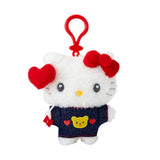 SANRIO Hello Kitty Mascot Holder Keychain- Denim Patch 1pc