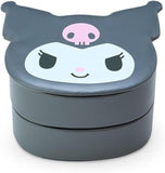 SANRIO Original Face Shaped Accessory Tray 2 Tiers #Kuromi