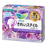 KAO Laurier Liner Relaxing Floral Fragrance 72pcs