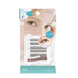 D-UP Quick Extension False Eyelashes #05 V Type Natural 120Pcs