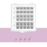 D-UP Quick Extension False Eyelashes #06 V Type Volume 120Pcs