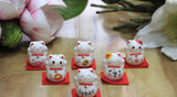 JAPAN TOKAI Retro Ceramic Mini Lucky Cat 1pc (Random)