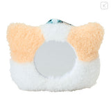 NIC Sanrio Marshmallow Cat Heart Clip Keychain Mirror White 1pc