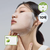 BEPLAIN Mung Bean Cooling & Slim Face Mask Sheet