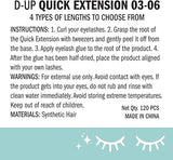 D-UP Quick Extension False Eyelashes #05 V Type Natural 120Pcs
