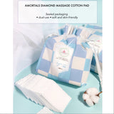 AMORTALS Diamond Massage Cotton Pads 150 pieces