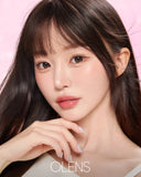 OLENS One Month Contact Lenses #Big Glowy Mocha Brown 2pcs