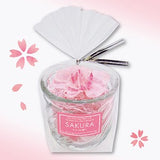 AROMA ROOM Sakura Flower In Glass Cup Diffuser 1pc