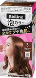 KAO Blaune Foam Color 3 Bright Light Brown (For Gray Hair)