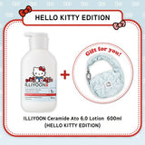 ILLIYOON Ceramide Ato Loition 600ml + Mini Kitty Bag