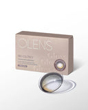 OLENS One Month Contact Lenses #Big Glowy Mocha Brown 2pcs
