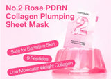 NUMBUZIN No.2 Rose PDRN Collagen Water Sheet Mask