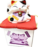 JAPAN TOKAI Retro Ceramic Lucky Cat Large Size 1pc