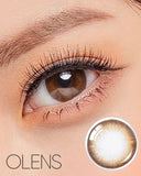 OLENS One Month Contact Lenses #Big Some Brown 2pcs