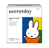 SECRETDAY + MIFFY Organic Sanitary Pads L