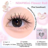 FLORTTE Glamouria Series Glue-Free False Eyelashes N04 #Little Flower Roll