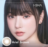 I-SHA 1 Month Contact Lenses  #Oriana Ariel Brown 1Pc