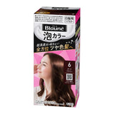 花王 Blaune 灰发泡沫染发剂 6 深棕色