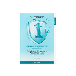 NUMBUZIN  No.1 B5+hyaluronic ACID Active Clear Sheet Mask 7PC