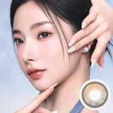 I-SHA 1 Month Contact Lenses #Oriana Shade Gray 1Pc