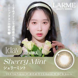 LARME Daily Contact Lenses #Sherry Mint 10pcs