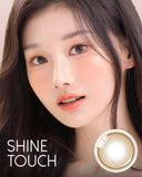 OLENS Daily Contact Lenses Shine Touch #Milky Brown 20pcs