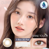 OLENS Daily Contact Lenses Shine Touch #Milky Brown 20pcs