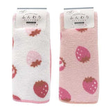 WATTS Fluffy Face Towel Strawberry Pattern 1pc