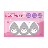 SANRIO Wet & Dry Use Makeup Sponge Set Of 3 #kuromi