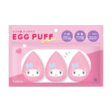 SANRIO Wet & Dry Use Makeup Sponge Set Of 3 #Melody