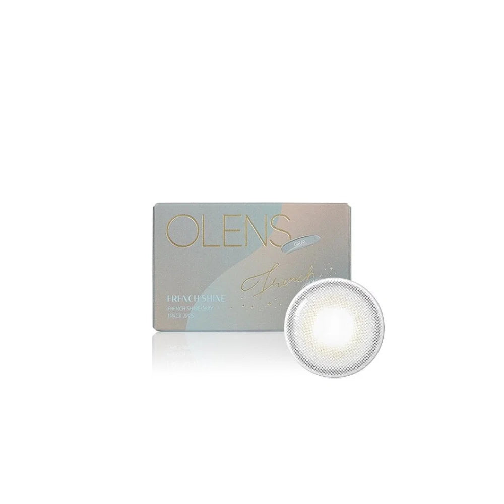 OLENS One Month Contact Lenses #French Shine Gray 2pcs