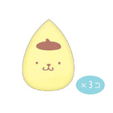 SANRIO Wet & Dry Use Makeup Sponge Set Of 3 #Pompompurin