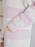 GELATO PIQUE Powder Two Border Lounge Dress #Beige & Pink