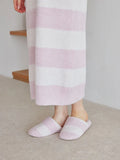 GELATO PIQUE Powder Two Border Lounge Dress #Beige & Pink