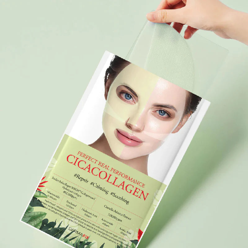 DERMAFiX Perfect Real Performance Cica Collagen Mask Sheet 23g*8pcs