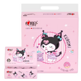 HEART TO HEART & SANRIO KUROMI  Co-branded Portable Napkin 4 Layers 20 Sheets 10 Packs